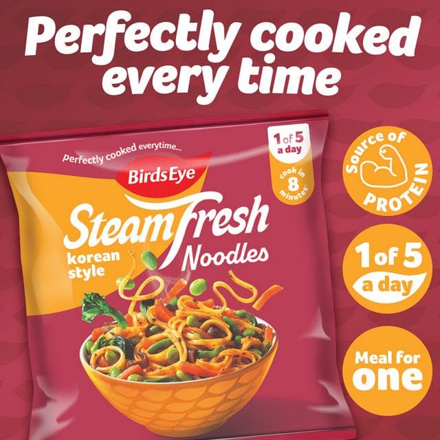 Birds Eye Steamfresh 350g Meal for One Korean Style Noodles - gallery image 2