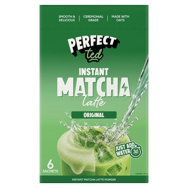 Perfect Ted 6 x 19.2g Original Instant Matcha Latte Powder - gallery image 1