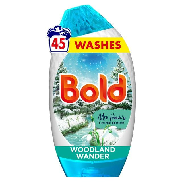 Bold 45 Washes Mrs Hinch’s Woodland Wander Laundry Detergent Gel, Limited Edition - gallery image 1
