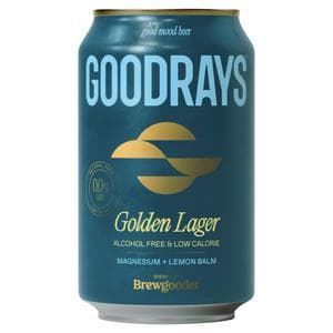 Goodrays 330ml Non Alcoholic Golden Lager