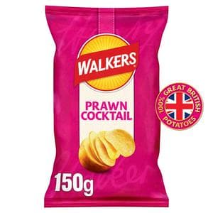 Walkers 150g Prawn Cocktail Sharing Crisps