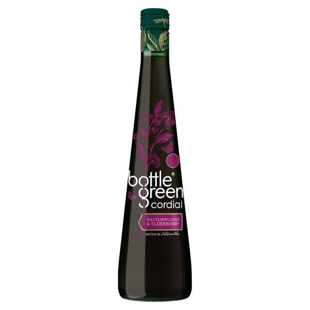 Bottlegreen 500ml Wild Elderflower & Elderberry Cordial - gallery image 1