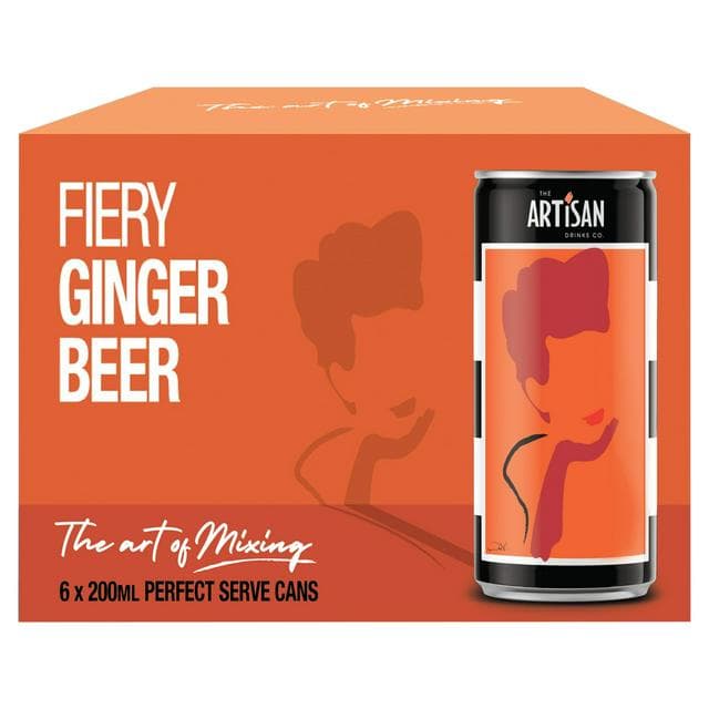 The Artisan Drinks Co. 6 x 200ml Fiery Ginger Beer - gallery image 1