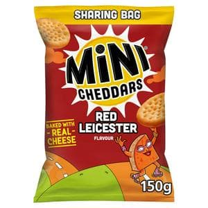 Mini Cheddars 150g Red Leicester Sharebag