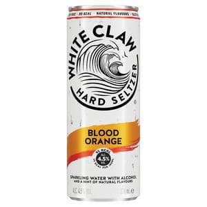 White Claw Hard Seltzer 330ml Blood Orange Ready to Drink Pre Mixed Can