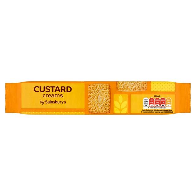 Sainsbury's Custard Creams 200g - gallery image 1