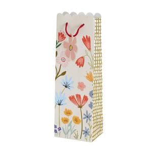 Sainsbury's Home Wild Flowers Bottle Bag