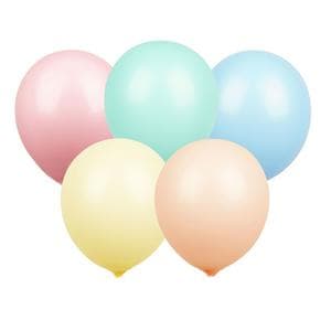 Sainsbury's Home Pack of 25 Pastel Coloured Plain 10" Balloons