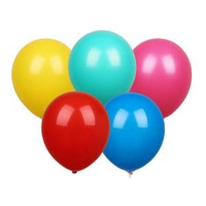 Sainsbury's Home Pack of 25 Rainbow Coloured Plain 10" Balloons