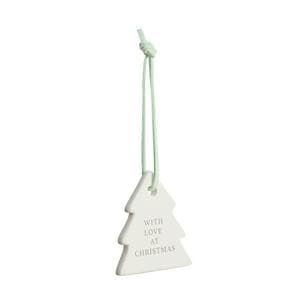 Sainsbury's Home Mini Ceramic Keepsake - With Love At Christmas Single Decoration