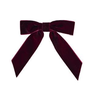 Sainsbury's Home Pack of 6 Burgundy Bows