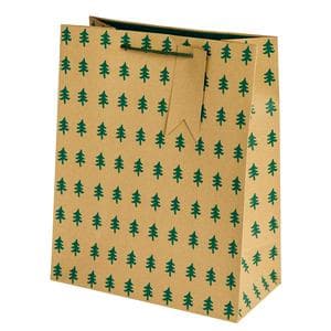 Sainsbury's Home Kraft Tree Repeat Large Kraft Bag