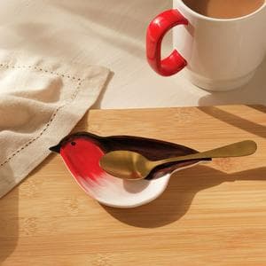 Sainsbury's Home Stoneware Robin Shaped Spoon Rest