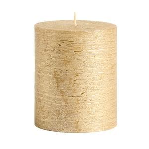 Sainsbury's Home Small Pillar Candle - Golden