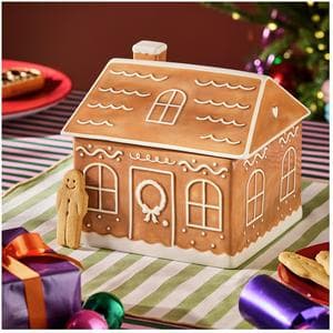 Sainsbury's Home Novetly Gingerbread House Shaped Treat Jar