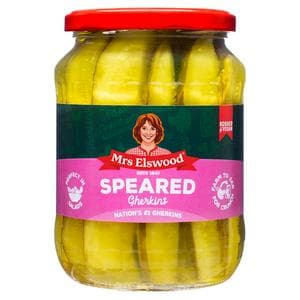 Mrs Elswood 670g Speared Gherkins