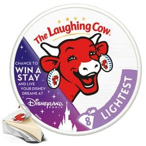 The Laughing Cow Lightest Cheese Triangles x8 120g