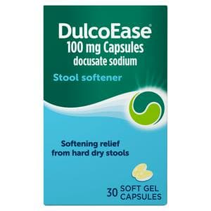 Dulcoease Constipation Relief Laxative Capsules x30