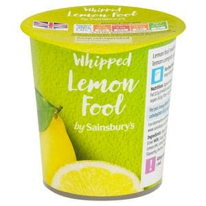 Sainsbury's Fruit Fool Lemon 114g