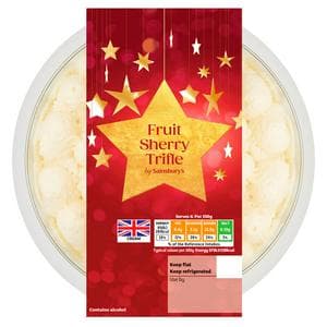 Sainsbury's 900g Fruit Sherry Trifle