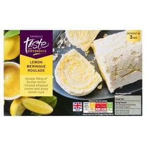 Sainsbury's 420g Lemon Meringue Roulade, Taste the Difference