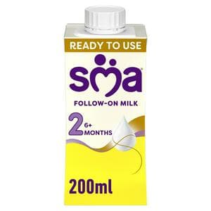 SMA Follow On Baby Milk 6 Months+ Ready to Use Formula Milk 200ml