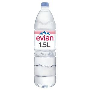 Evian Natural Bottled Mineral Still Water 1.5L