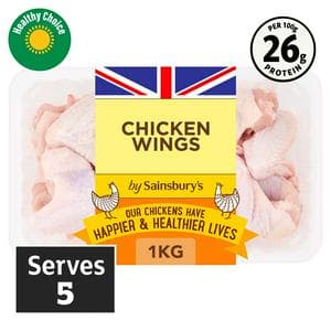 Sainsbury's 1kg British Fresh Chicken Wings