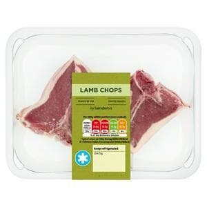 Sainsbury's British or New Zealand Lamb Chops 170g