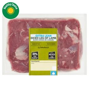 Sainsbury's British or New Zealand Extra Lean Diced Lamb 300g