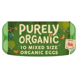 Purely Organic Free Range Eggs x10 540g