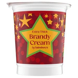 Sainsbury's Extra Thick Brandy Cream 500ml