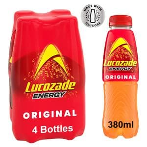 Lucozade Energy Drink Original 4x380ml