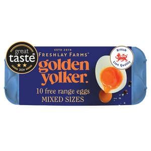 Freshlay Family Run Farms Golden Yolks Free Range Eggs x10