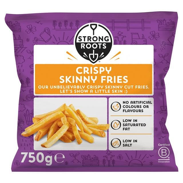 Strong Roots Crispy Skinny Fries 750g