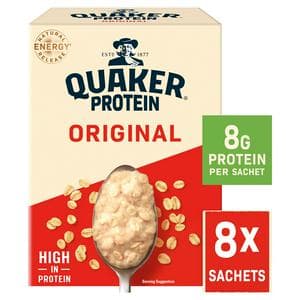 Quaker Oat So Simple Protein Original Porridge Sachets 8x37.75g