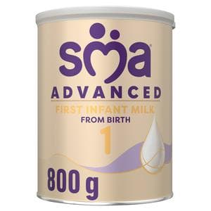 SMA Advanced First Infant Baby Milk Powder Formula From Birth 800g