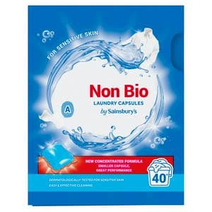 Sainsbury's Non Bio Laundry Capsules 38 Washes