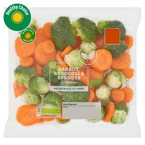 Sainsbury's 480g Carrot Broccoli & Sprouts