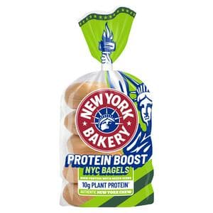 New York Bakery Sliced Protein Boost NYC Bagels