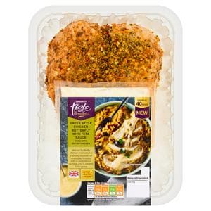 Sainsbury's Just Cook 550g Greek style Butterfly Chicken breast with Feta, Taste the Difference