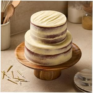 Sainsbury's 2.3kg Two Tier Red Velvet Naked Celebration Cake, Taste the Difference