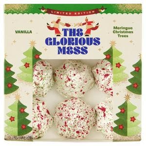 The Glorious Mess 45g Vanilla Meringue Christmas Mringues