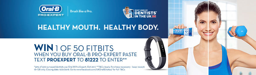 Win a Fitbit with Oral B