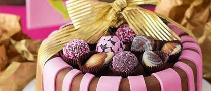 Moth'es day chocolate truffle cake