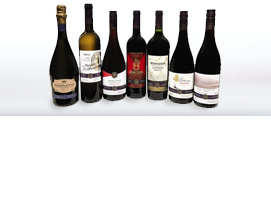 A collection of wines to choose from