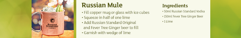 russian mule recipe.