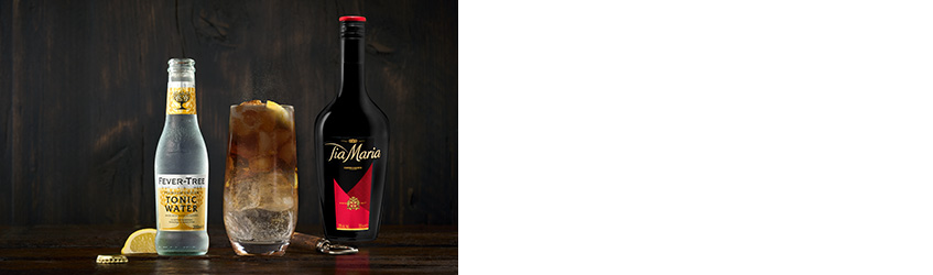 Fever Tree and Tia maria