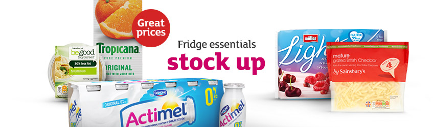 Stock up your fridge for the new year