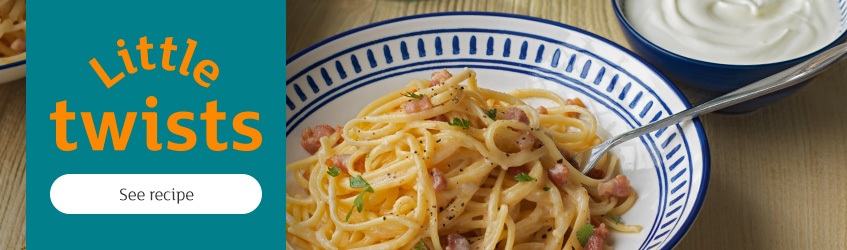 Carbonara recipe.